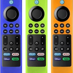 3 Pack Silicone Case for FireTV 4-Series